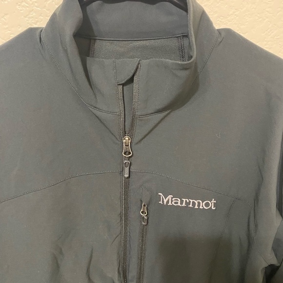 Marmot men’s jacket black softshell windproof hiking camping outdoors active L - Picture 4 of 14